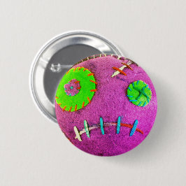 Voodoo Paars Poison Ronde Button 5,7 Cm