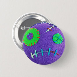 Voodoo Paars Ronde Button 5,7 Cm