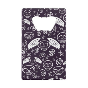 "Voodoo"-patroon Creditkaart Flessenopener
