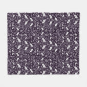 "Voodoo"-patroon Fleece Deken (Voorkant (Horizontaal))