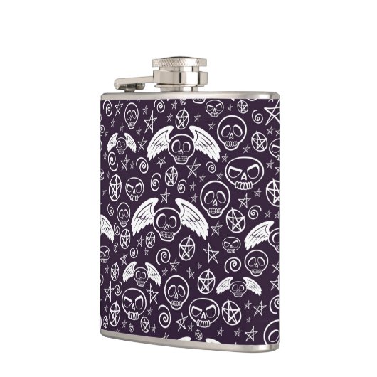 "Voodoo"-patroon Heupfles (Links)