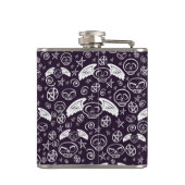 "Voodoo"-patroon Heupfles (Achterkant)