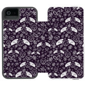 "Voodoo"-patroon Incipio iPhone Portemonnee Hoesje (Agenda Open)