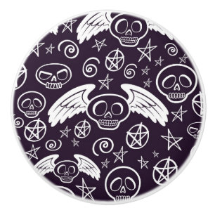 "Voodoo"-patroon Keramische Knop