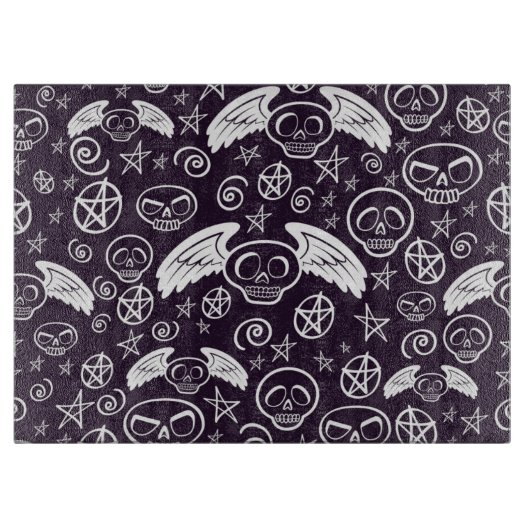 "Voodoo"-patroon Snijplank (Voorkant)