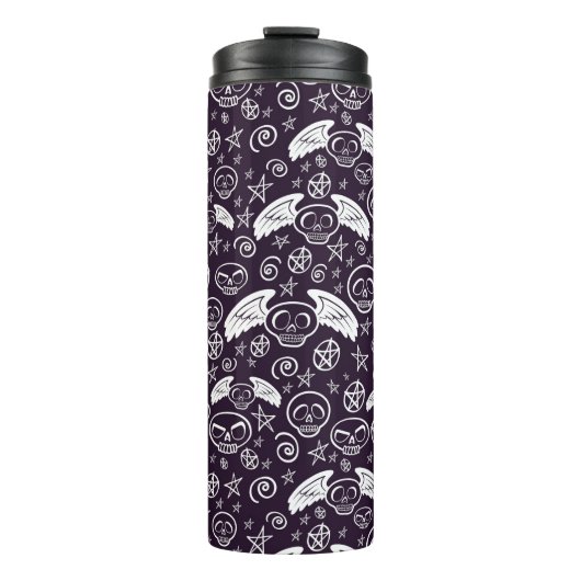 "Voodoo"-patroon Thermosbeker (Voorkant)