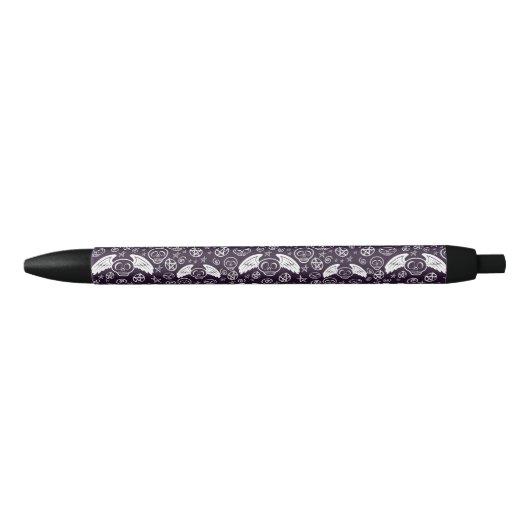 "Voodoo"-patroon Zwarte Inkt Pen (Voorkant)