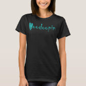 Voodoo Pin Blauwgroen T-shirt (Voorkant)