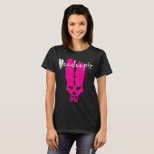 Voodoo Pin Magenta White T-shirt (Voorkant volledig)