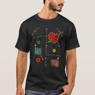 Voodoo-pop Halloween-kostuum Griezelige Hekserij C T-shirt