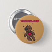 Voodoo Pop - Halloween Speelgoed Ronde Button 5,7 Cm (Voorkant /achterkant)