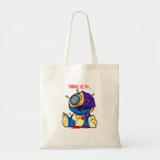Voodoo Pop - IK DENK AAN JE Tote Bag (Voorkant)