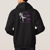 voodoo poppetje achteraan hoodie (Achterkant)