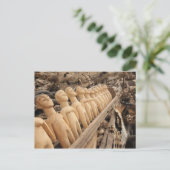 Voodoo Puppen am Fetisch Markt, Westafrika Briefkaart (Staand voorkant)