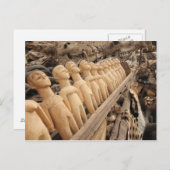 Voodoo Puppen am Fetisch Markt, Westafrika Briefkaart (Voorkant / Achterkant)