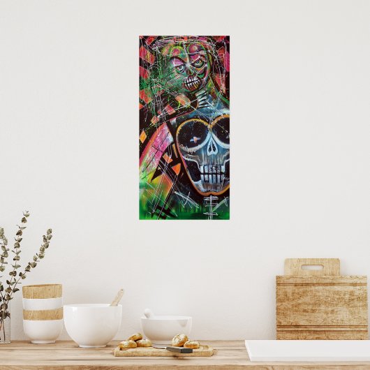 VOODOO Queen Poster (Keuken)