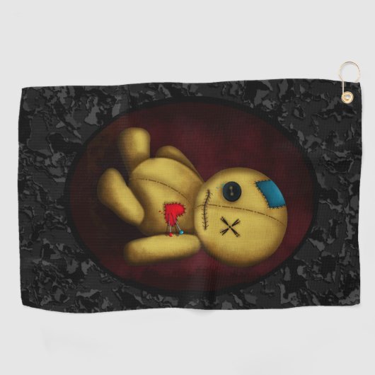 Voodoo Rag Doll Golfhanddoek (Horizontaal)