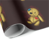 Voodoo Rag Doll met knoppen Patches en pinnen Cadeaupapier (Rol Hoek)