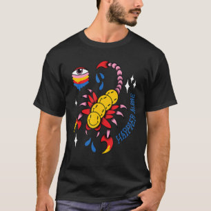 Voodoo Religie Magische Sorcery Happy Scorpion T-shirt