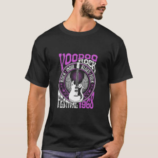 Voodoo Rock Festival Blues Rock Guitar T-shirt