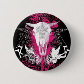 Voodoo rundvlees ronde button 5,7 cm (Voorkant)