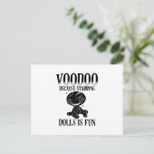 Voodoo Sayings | Voodoo Doll Magic Curse Gift Briefkaart (Staand voorkant)