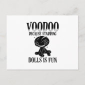 Voodoo Sayings | Voodoo Doll Magic Curse Gift Briefkaart (Voorkant)