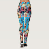 Voodoo schedel legging (Achterkant)