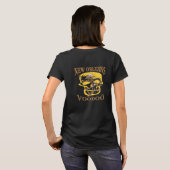 Voodoo Skull & Skeleton voor New Orleans T-shirt (Achterkant volledig)