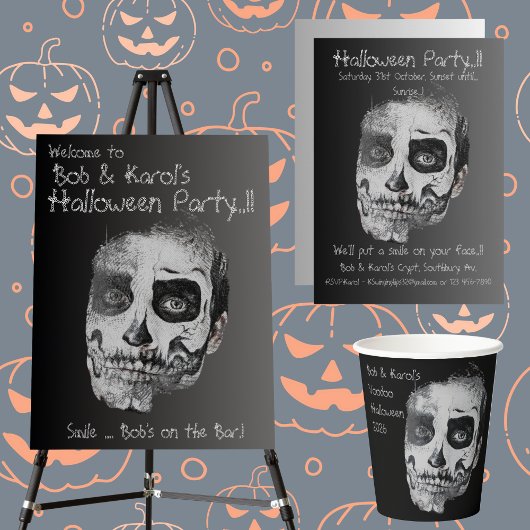 Voodoo Smile Halloween feest Poster