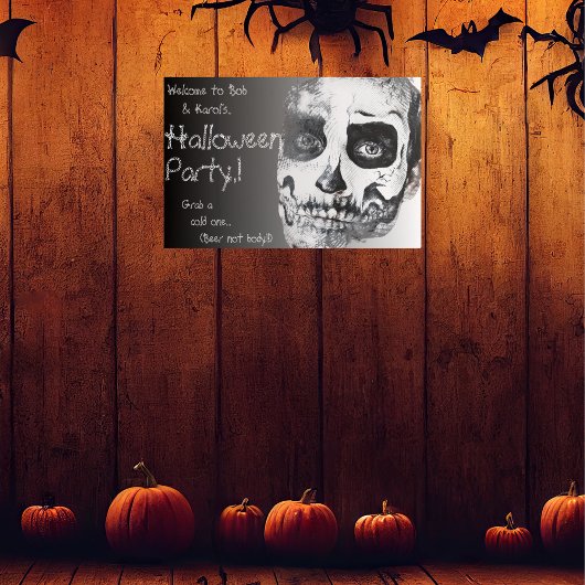 Voodoo Smile Halloween feest Poster