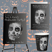 Voodoo Smile Halloween feest Spandoek