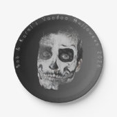 Voodoo Smile Halloween Papier Bord (Voorkant)