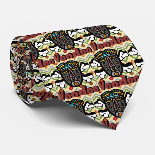 Voodoo Spell Mask Stropdas (Opgerold)
