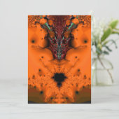 Voodoo Spirit Halloween Uitnodiging (Staand voorkant)