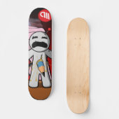 Voodoo sterende poppenserie - Pierced! Persoonlijk Skateboard (Voorkant)