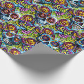 Voodoo Sugar Skulls Cadeaupapier (Hoek)