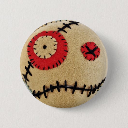 Voodoo Tan Ronde Button 5,7 Cm (Voorkant)