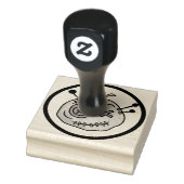 Voodoo Toke Inkt Stamp 2.5" x 2.5" + Handvat Rubberstempel (Stempel)