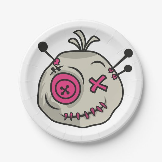 Voodoo Token 7" Ronde Papier Bord (Voorkant)