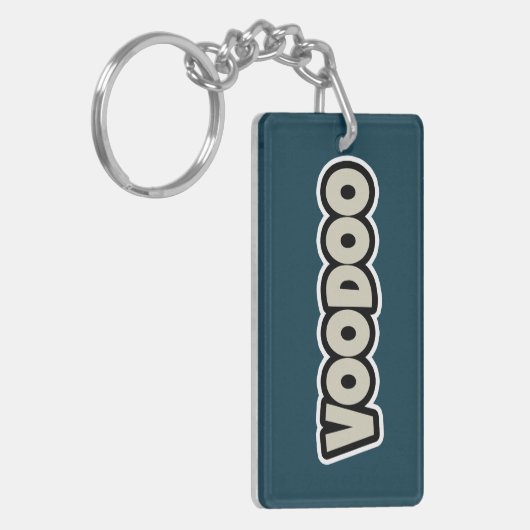 Voodoo Token Acryl Sleutelhanger (Voorkant Links)