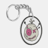 Voodoo Token Acryl Sleutelhanger dubbelzijdig (Voorkant Links)