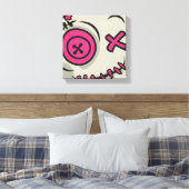 Voodoo Token Canvas ( Maat: 10.00 x 10.00 ) Afdruk (Insitu (Slaapkamer))