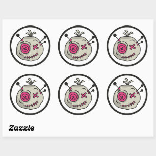 Voodoo Token Classic Ronde Stickers