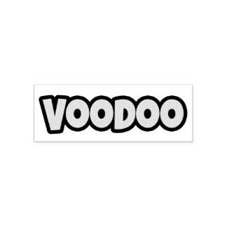Voodoo Token Custom 2.15 "x 0.78" Stamp Zelfinktende Stempel