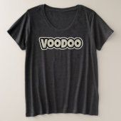 Voodoo Token Dames Plus-Size Basic T-shirt (Design voorkant)