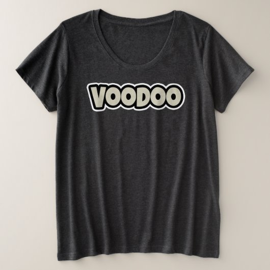 Voodoo Token Dames Plus-Size Basic T-shirt (Design voorkant)