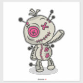 Voodoo Token Extra-Large 14" x 14" Vinyl Sticker (Vel)