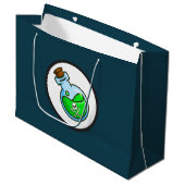 Voodoo Token Gift Bag - Groot, Glanzend (GIF) Groot Cadeauzakje (Voorkant Gekanteld)