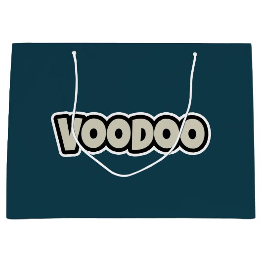 Voodoo Token Gift Bag - Groot, Glanzend Groot Cadeauzakje (Voorkant)